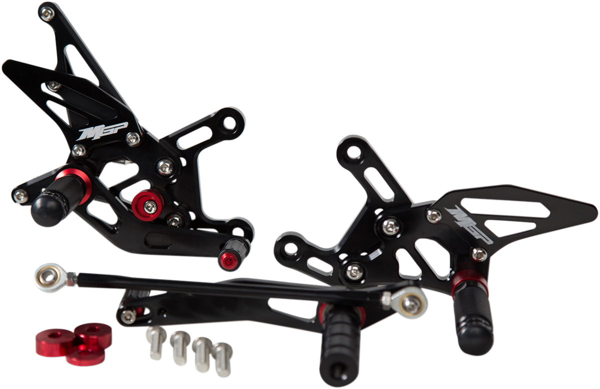 MGP Rearset - Black - Yamaha