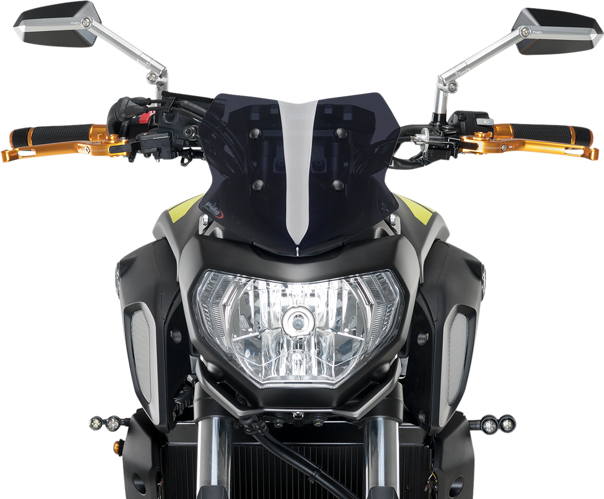 Naked Sport Windscreen - Dark Smoke - Yamaha