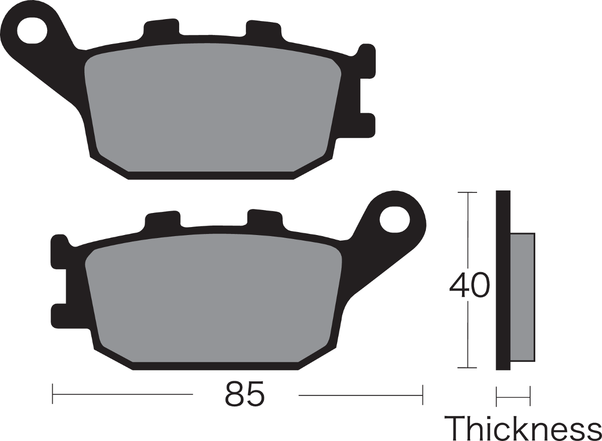 Semi-Metallic Brake Pads - VD-163