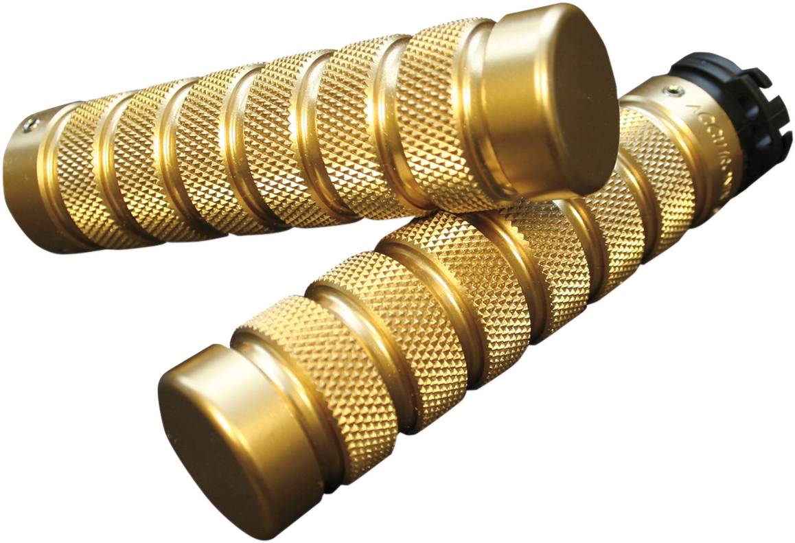 Brass Knurled Notched Grips