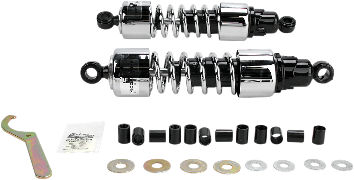 Shocks - 412 Cruiser Series - Chrome - 13