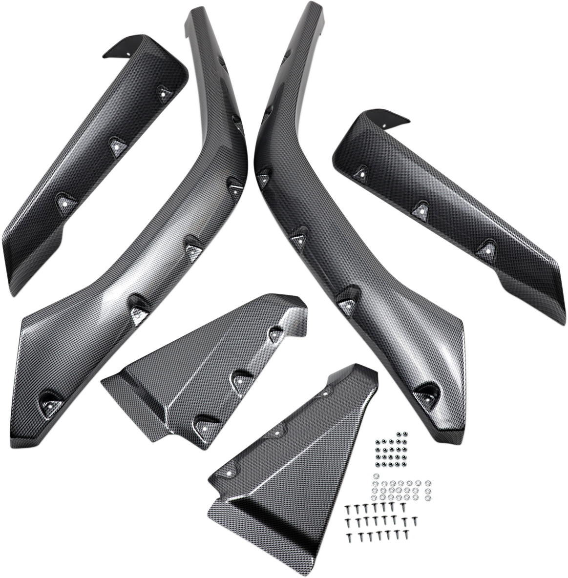 Fender Flare - Black Carbon Fiber-Look