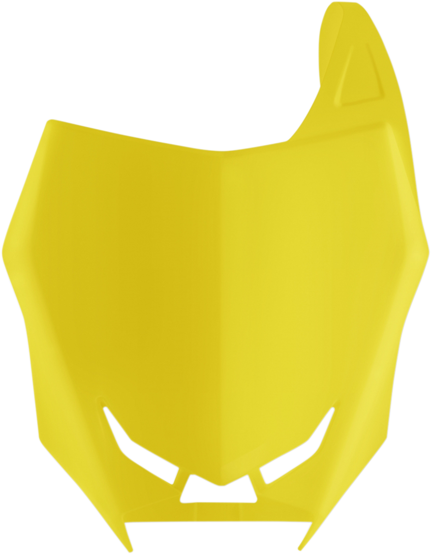 Front Number Plate - '02 RM Yellow - RMZ 450