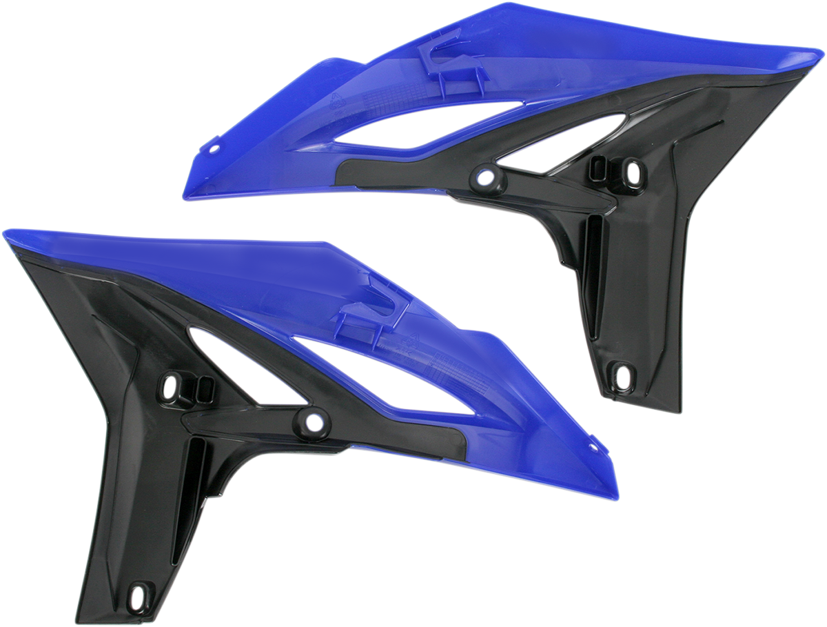 Radiator Shrouds - YZ 250F - Blue/Black