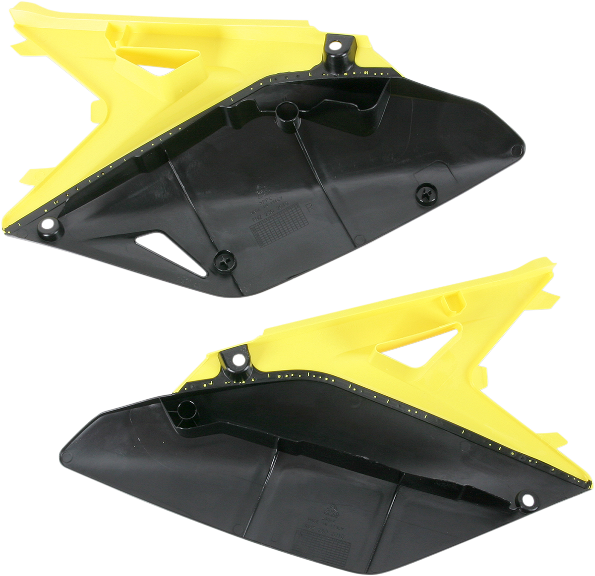Side Panels - Black/Yellow - RMZ 250