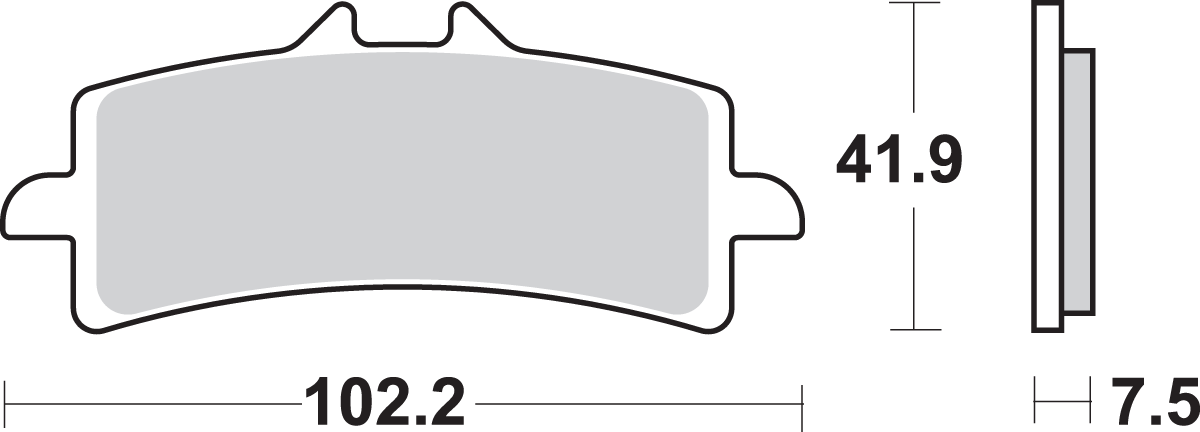 HS Brake Pads - 841HS