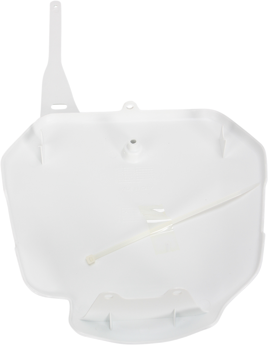Front Number Plate - White - RM 85