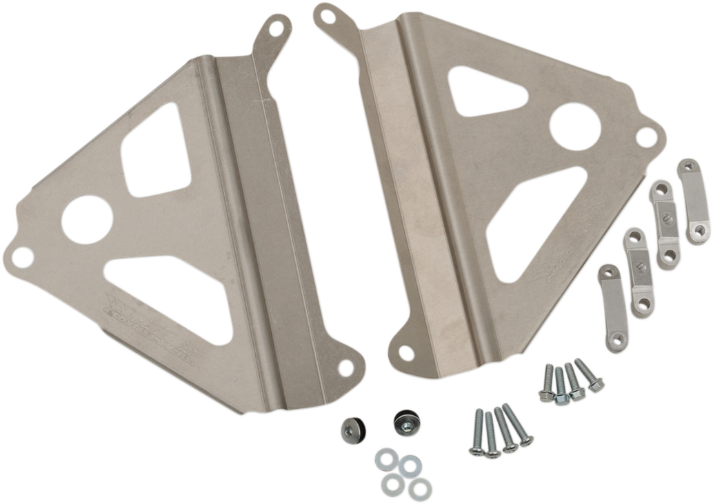 Radiator Brace - Silver - Yamaha