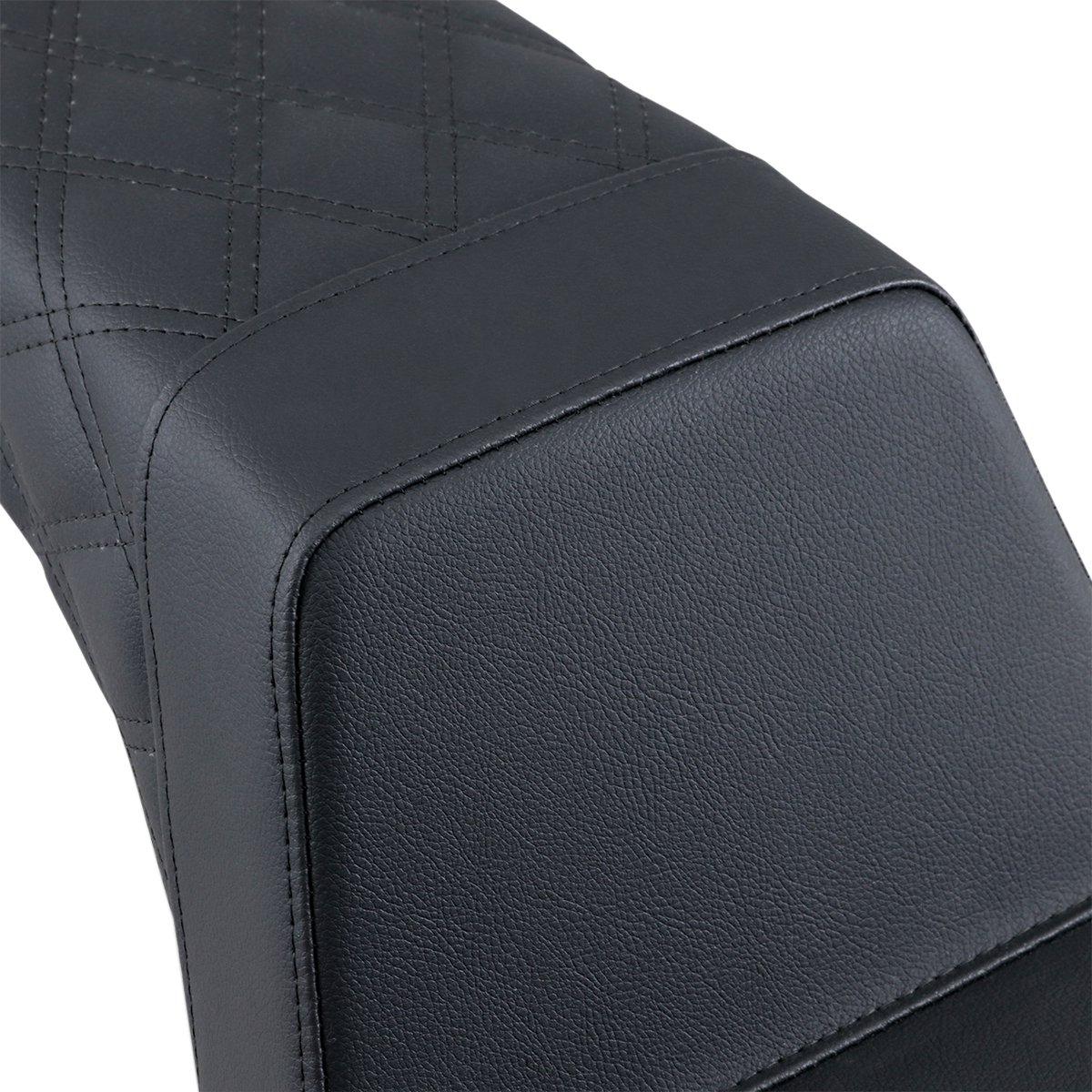 Step Up Seat - Rear Lattice Stitched - Black