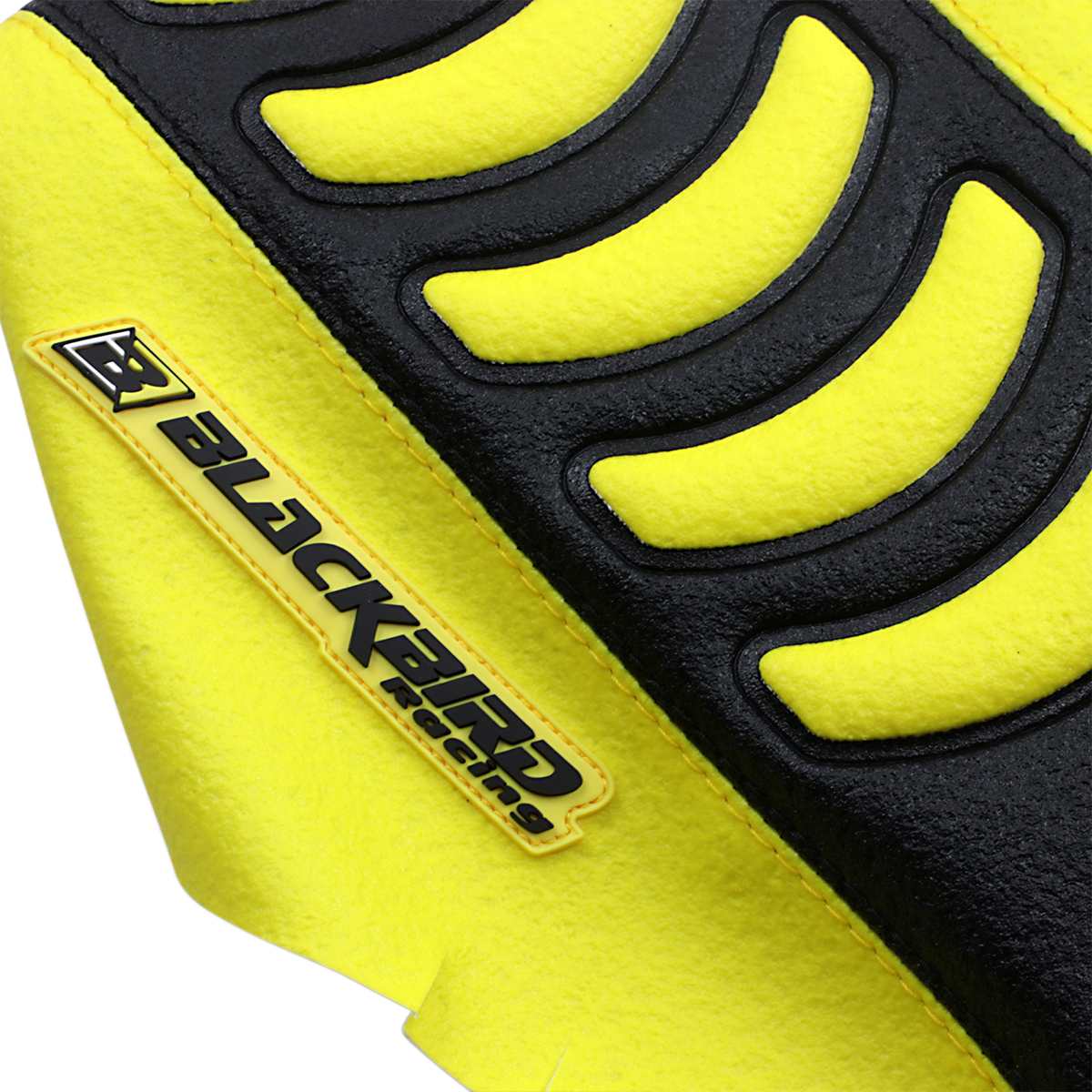 Double Grip 3 Seat Cover - Black/Yellow - Suzuki
