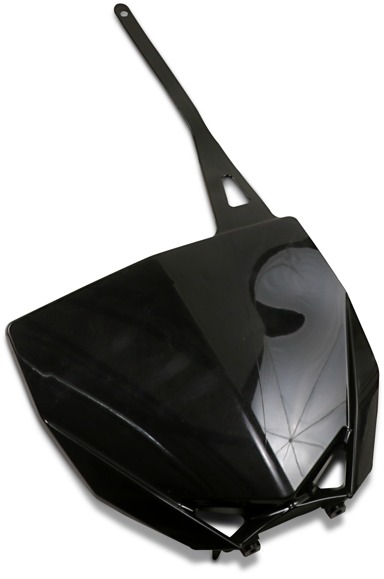 Front Number Plate - Black - Yamaha