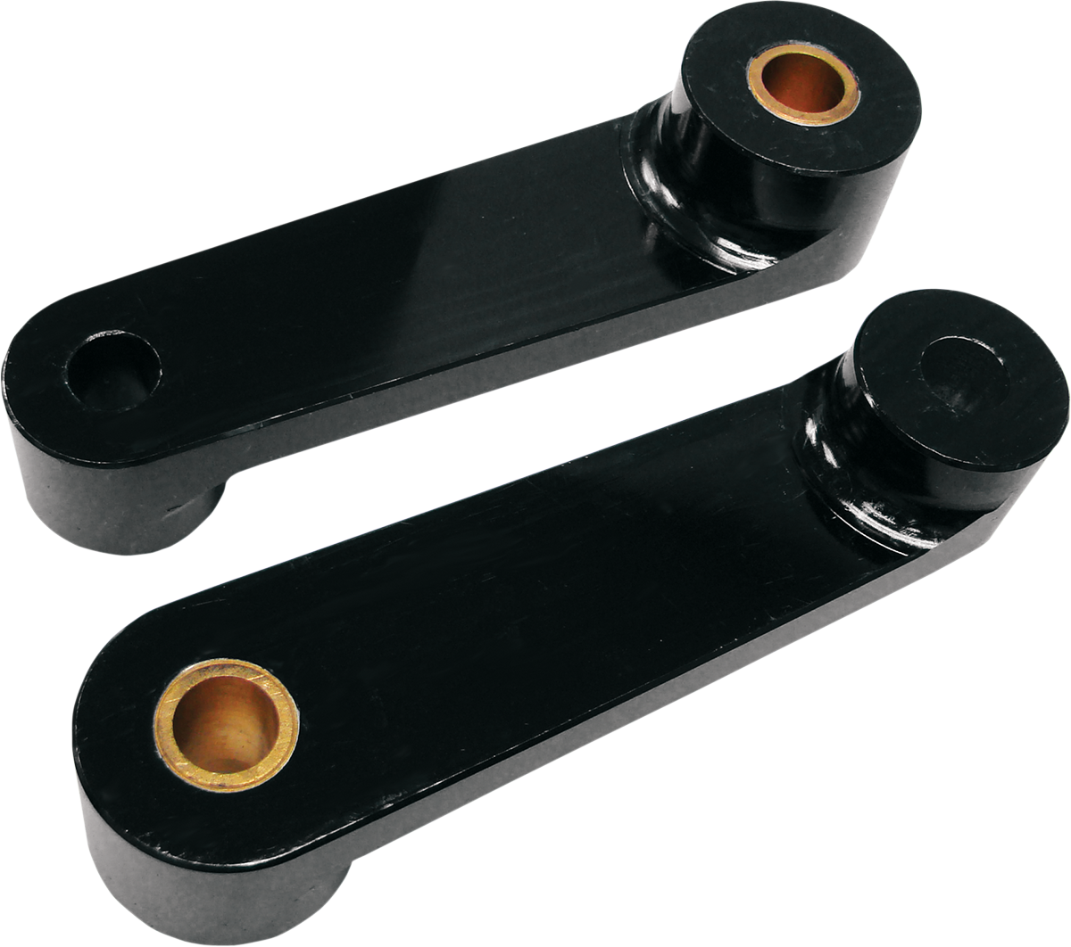 Rear Shock Drop Bracket Lowering Kit - Black - Lowers 2