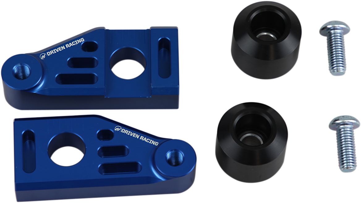 Axle Block Sliders - Yamaha FZ-9 - Blue