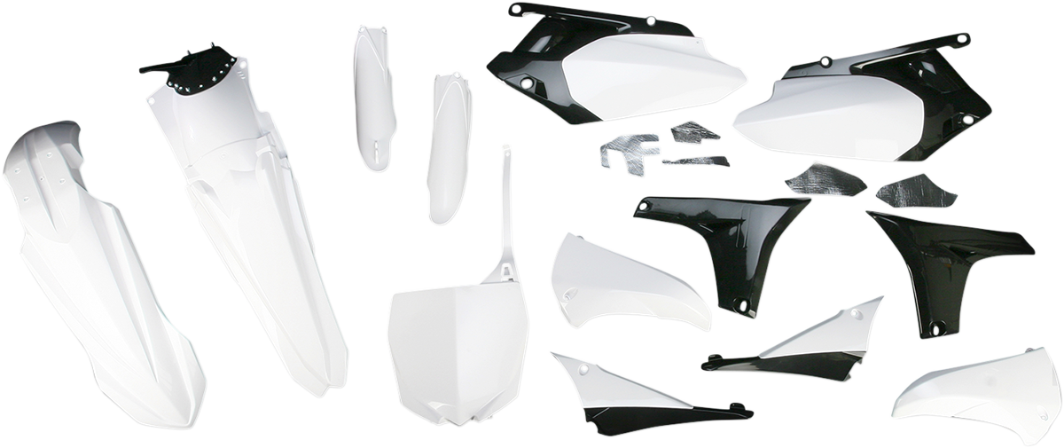 Full Replacement Body Kit - OE White/Black - YZ450F