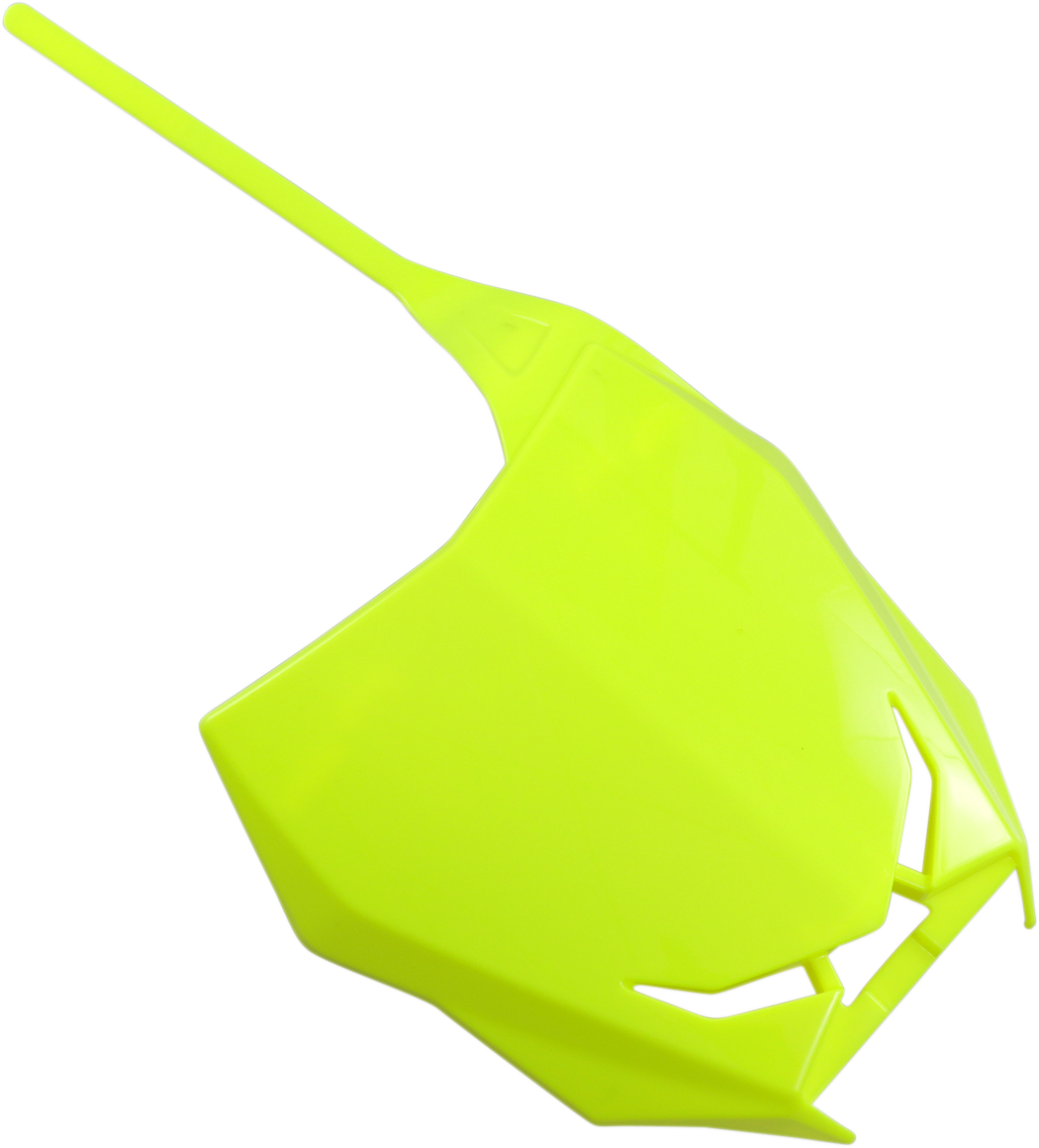 Front Number Plate - Florescent Yellow - Suzuki