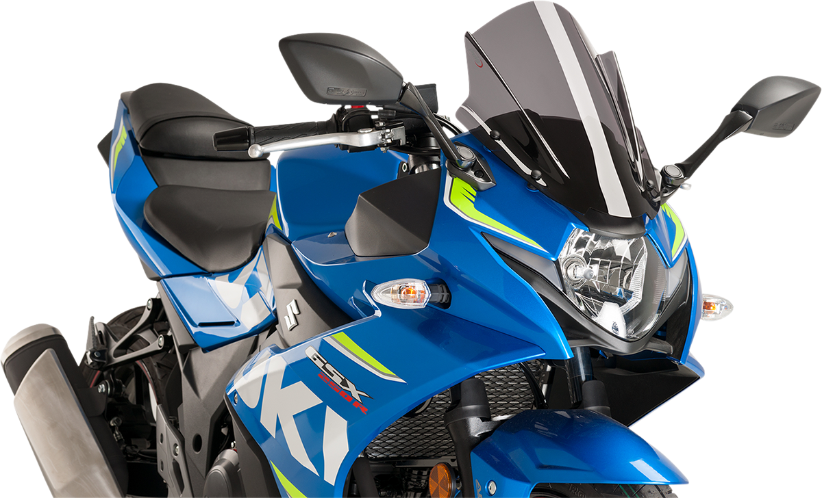 Race Windscreen - Dark Smoke - Suzuki