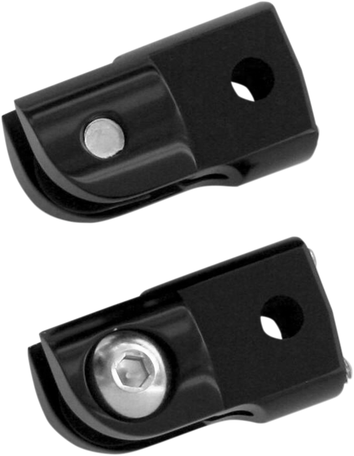 Rear Footpeg Adapter - Black