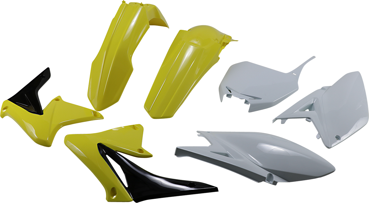 Replacement Body Kit - OEM Yellow/White/Black - RMZ250
