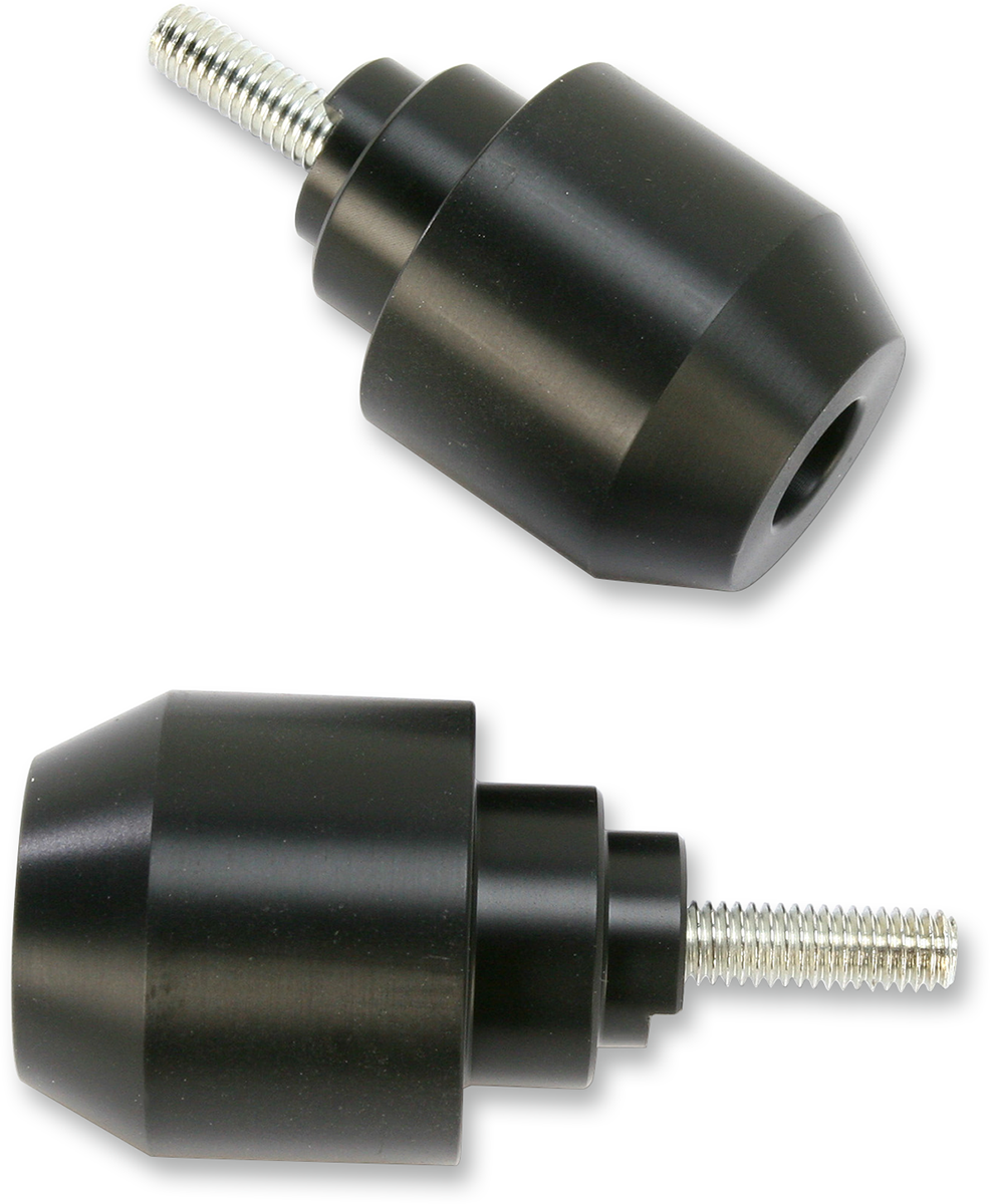 Black Bar End Sliders