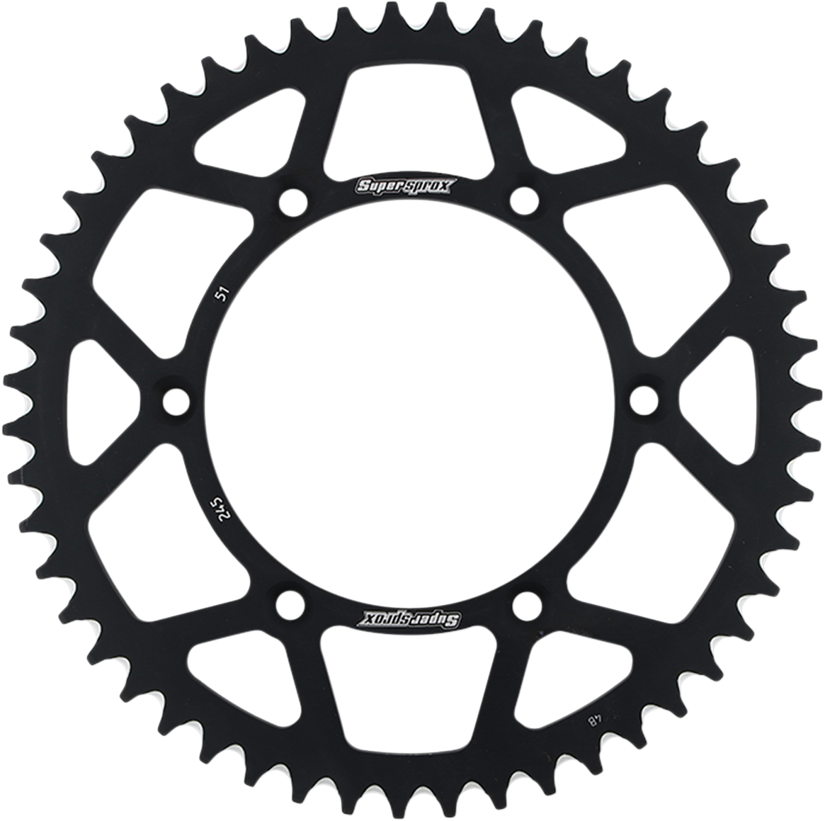 Rear Sprocket - Black - Yamaha - 51-Tooth