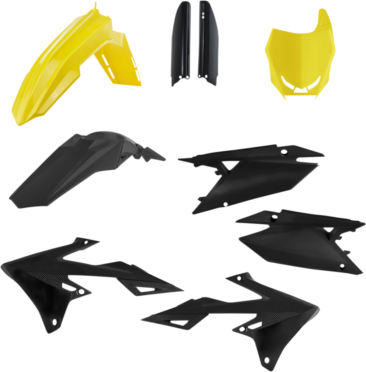 Full Replacement Body Kit - Yellow/Black - RMZ
