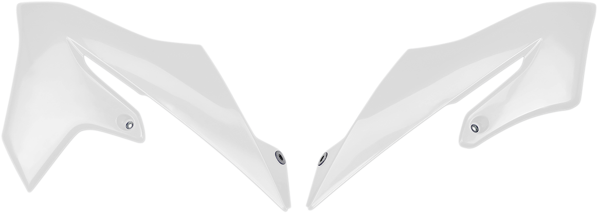 Radiator Shrouds - White - YZ 65