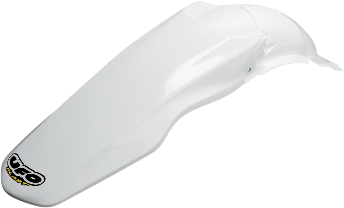 MX Rear Fender - White - Suzuki