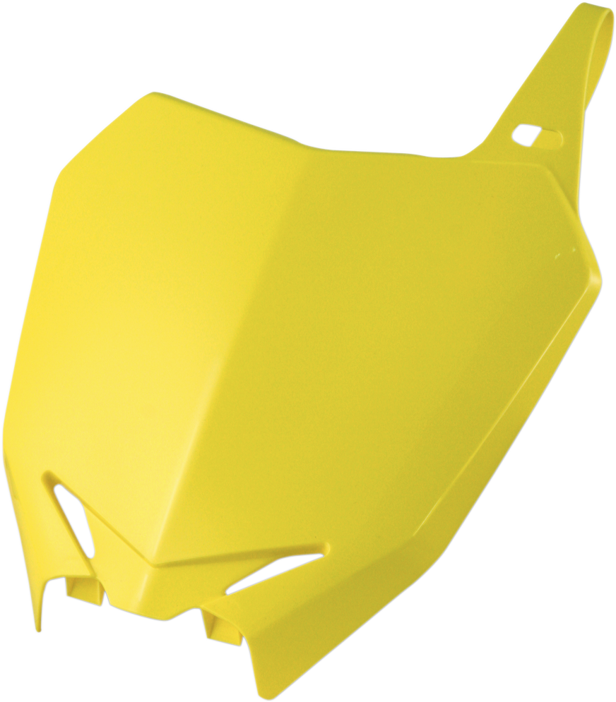 Front Number Plate - '02 RM Yellow - RM