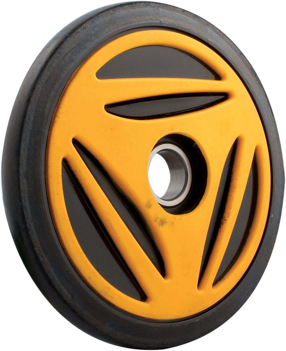 Idler Wheel with Bearing 6205-2RS - Yellow - Group 12 - 180 mm OD x 1