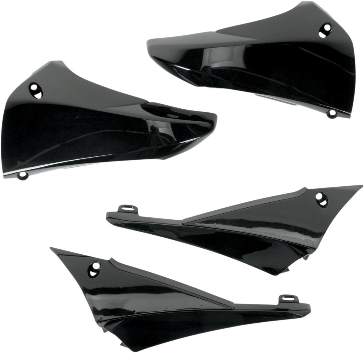 Upper Radiator Shrouds - Black  YZF 450