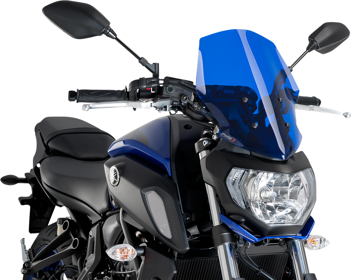 Naked Touring Windscreen - Blue - Yamaha