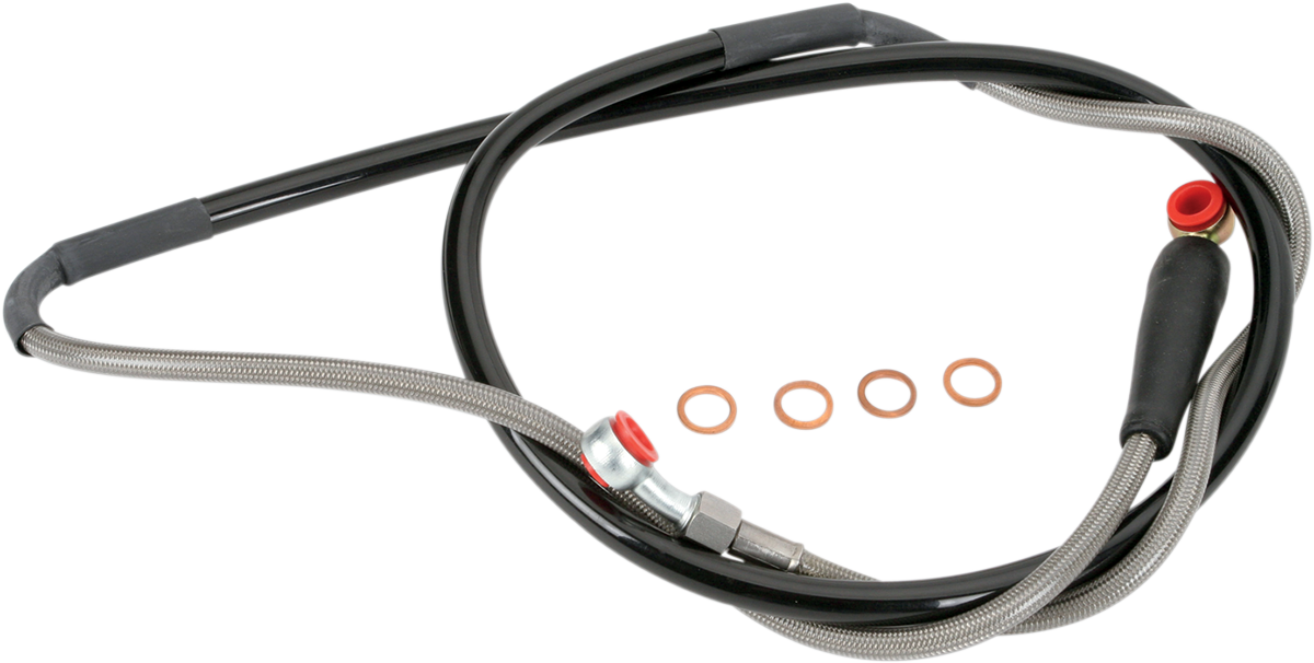 Brake Line - Front - Stainless Steel - Yamaha