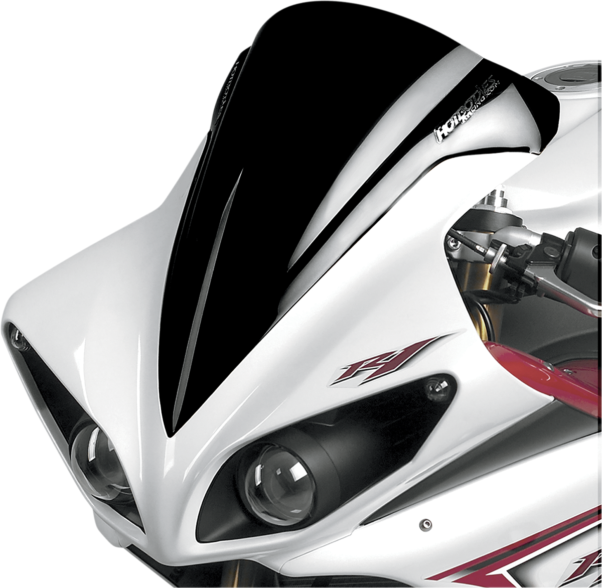 Grand Prix Windscreen - Black - Yamaha