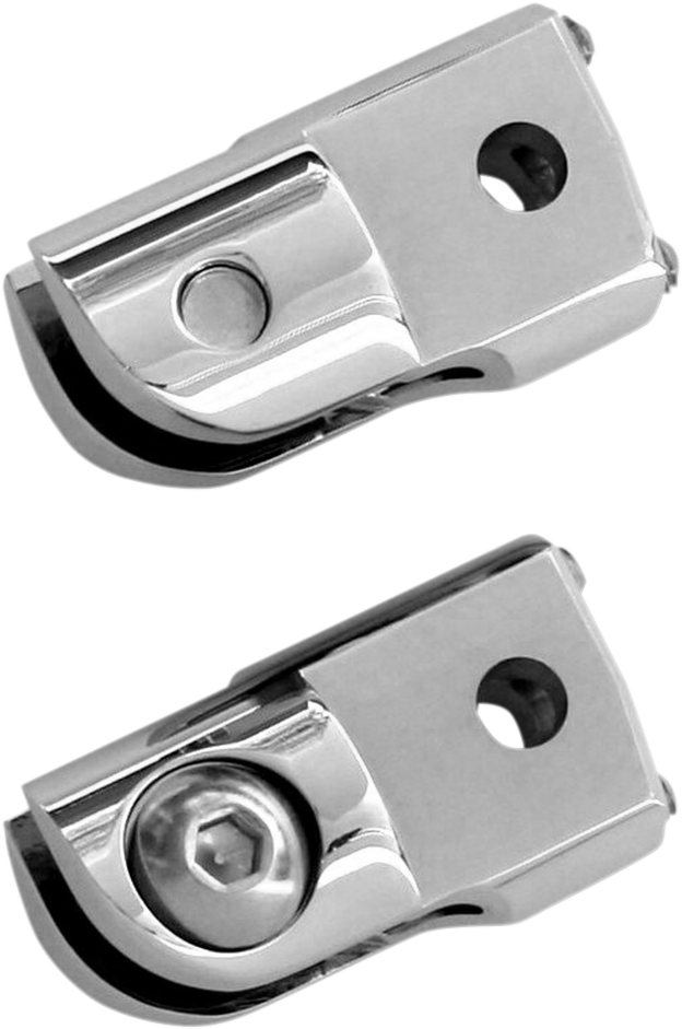 Rear Footpeg Adapter - Chrome