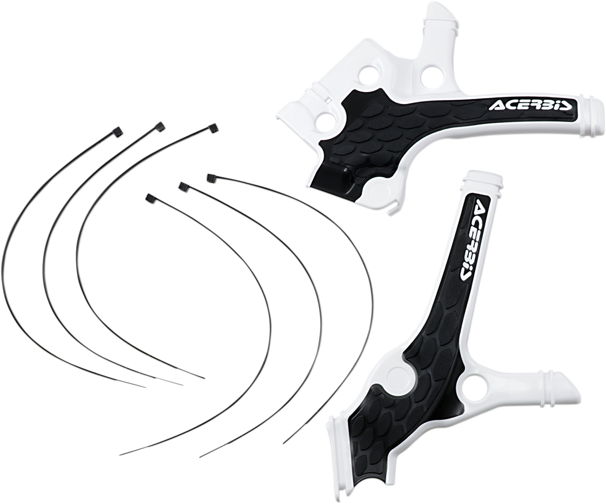 X-Grip Frame Guards - Black/White - YZ 85