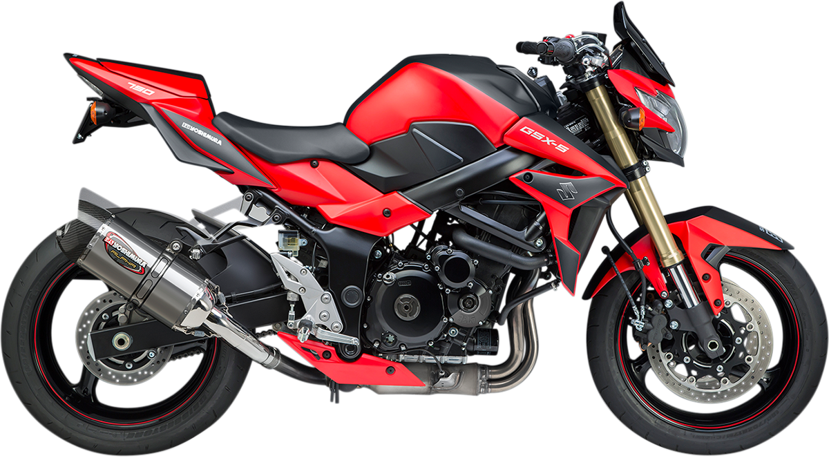 Alpha Signature Series Slip-On Muffler - Stainless Steel - GSX-S750