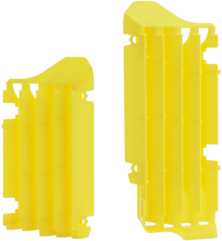 Radiator Louvers - '02 RM Yellow - Suzuki