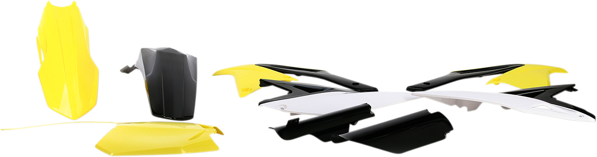 Full Replacement Body Kit - OE Black/Yellow/White - RMZ250