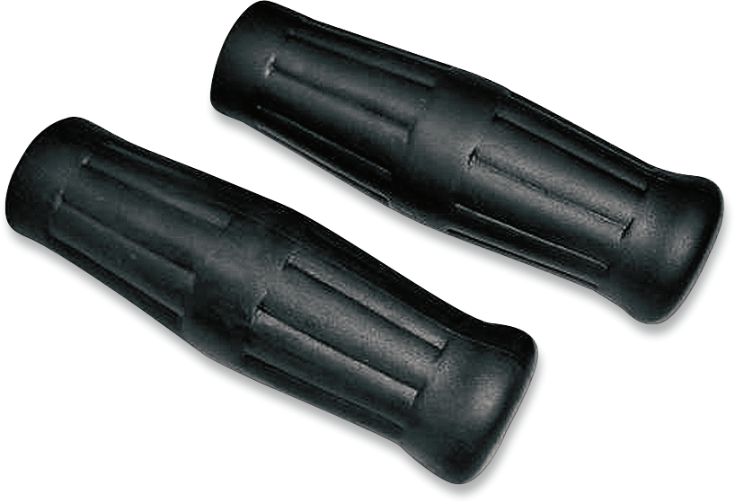 Black Radial Rubber Grips