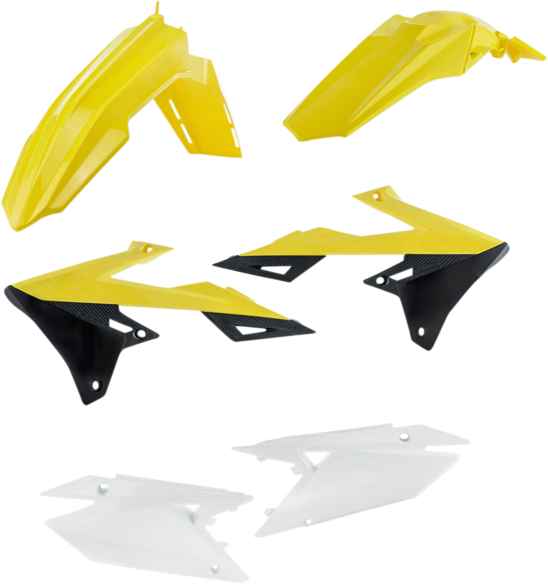 Standard Replacement Body Kit - OE Yellow/Black/White - RMZ450