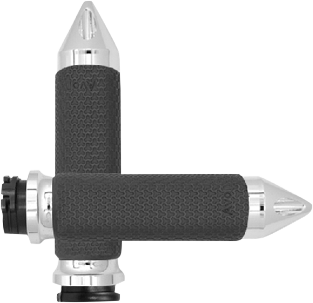 Medium Chrome Memory Foam Spike Grips