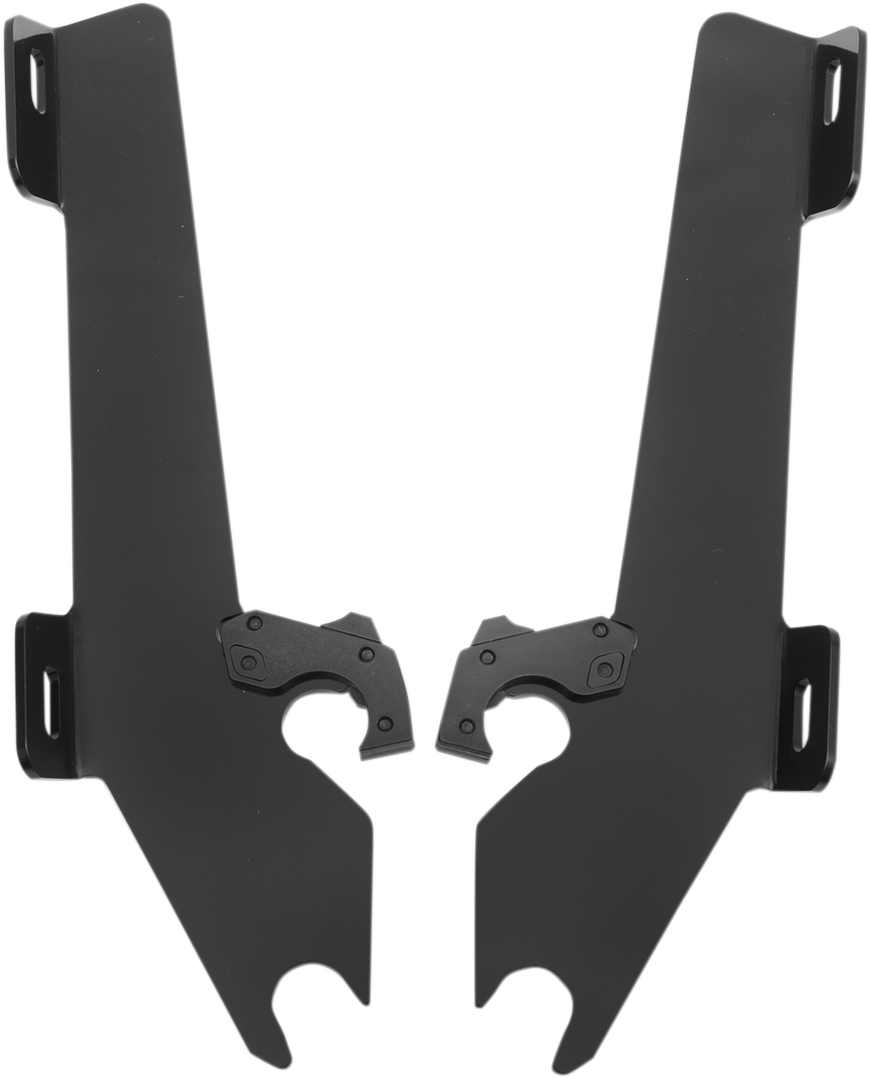 Batwing Plate Kit - Black - Exposed Forks - VTX13