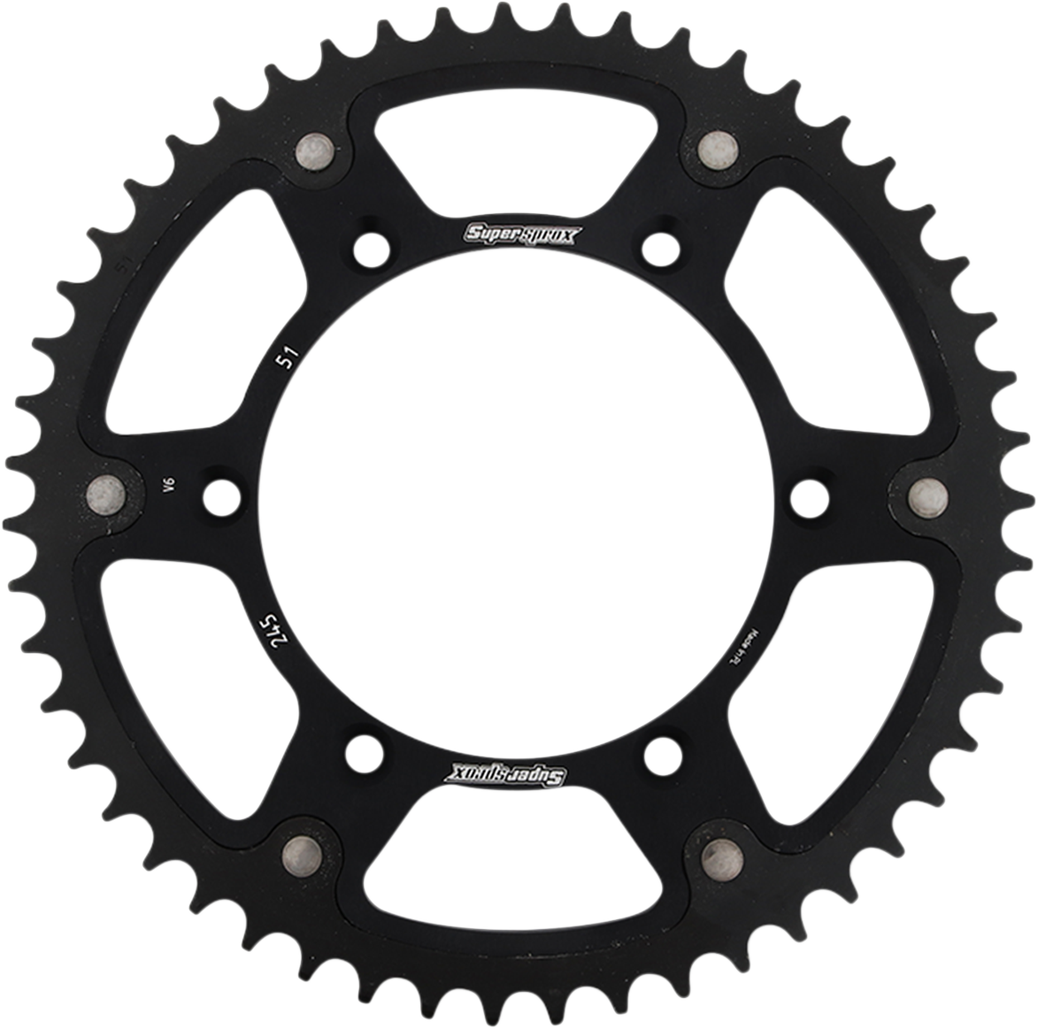 Stealth Rear Sprocket - 51-Tooth - Black - Yamaha