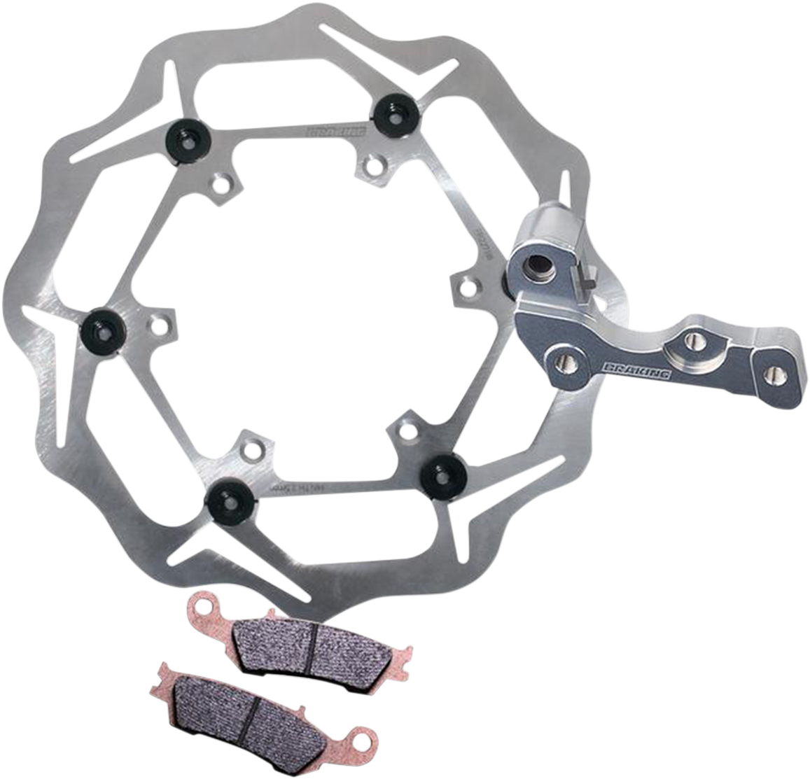 Open Pin Design Oversized Front Rotor Kit
