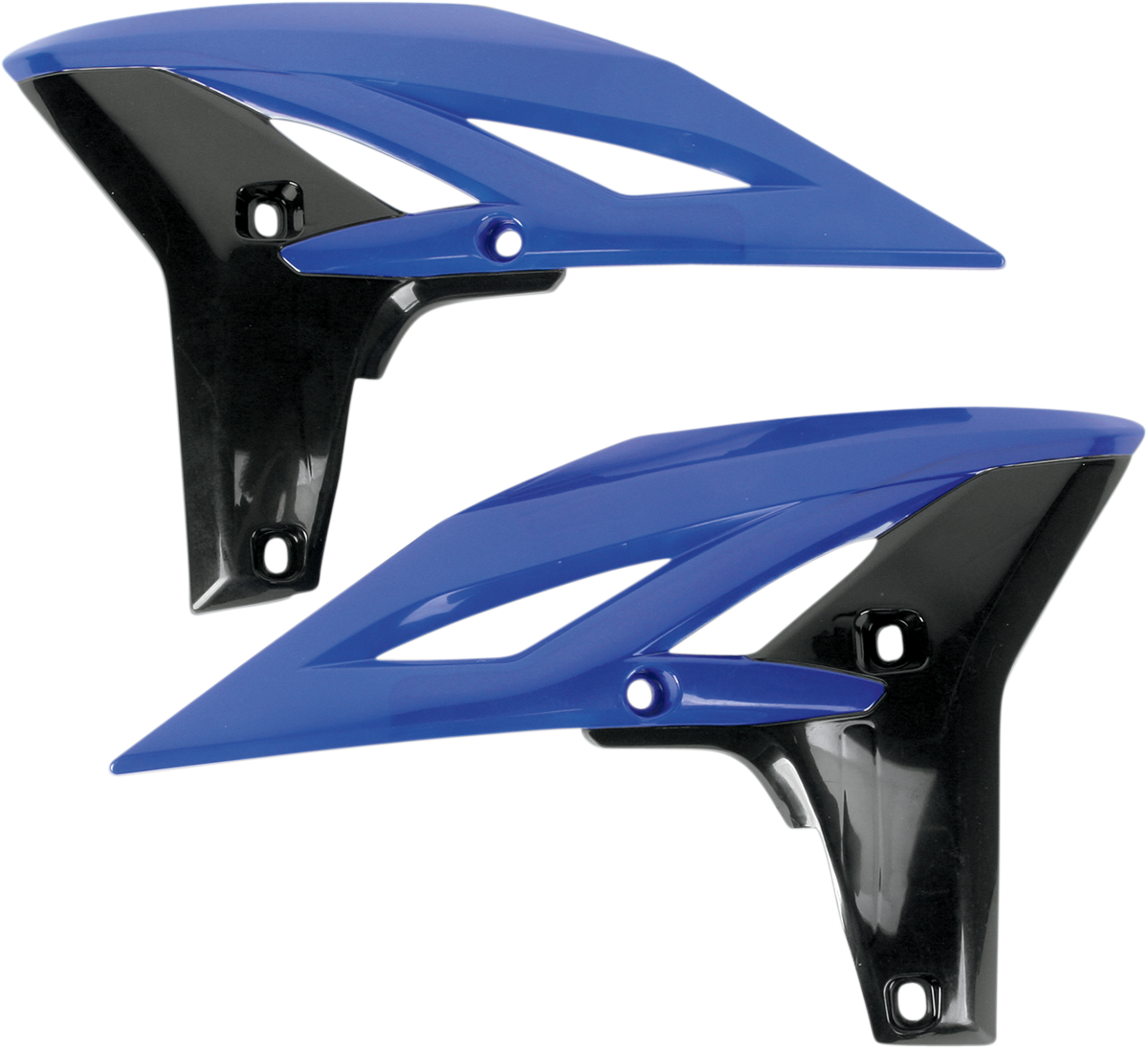 Radiator Shrouds - Blue/Black - YZF 250