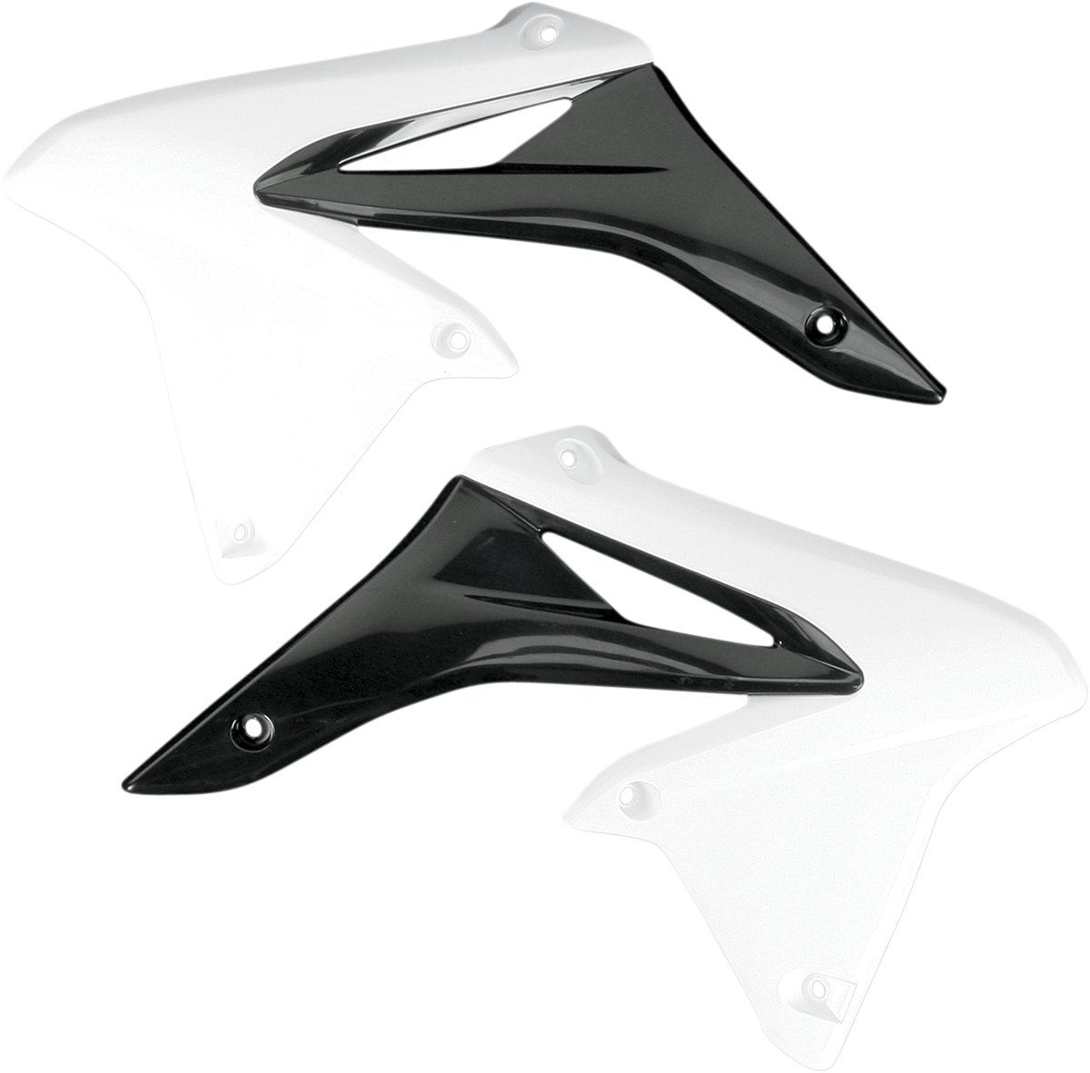Radiator Shrouds - White - RMZ 250