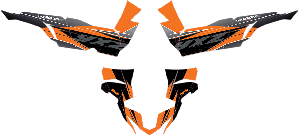 Complete Graphics Kit - Orange - 2-Door - Yamaha