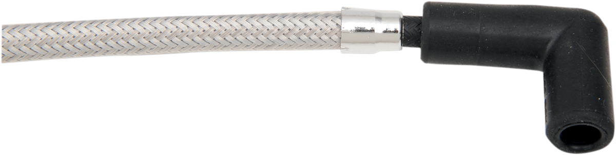 Spark Plug Wires - Polished Stainless - Dyna