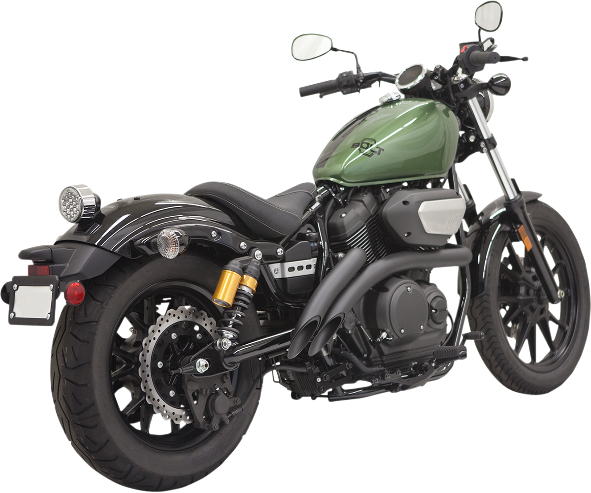 Sweeper Exhaust - Black - Bolt