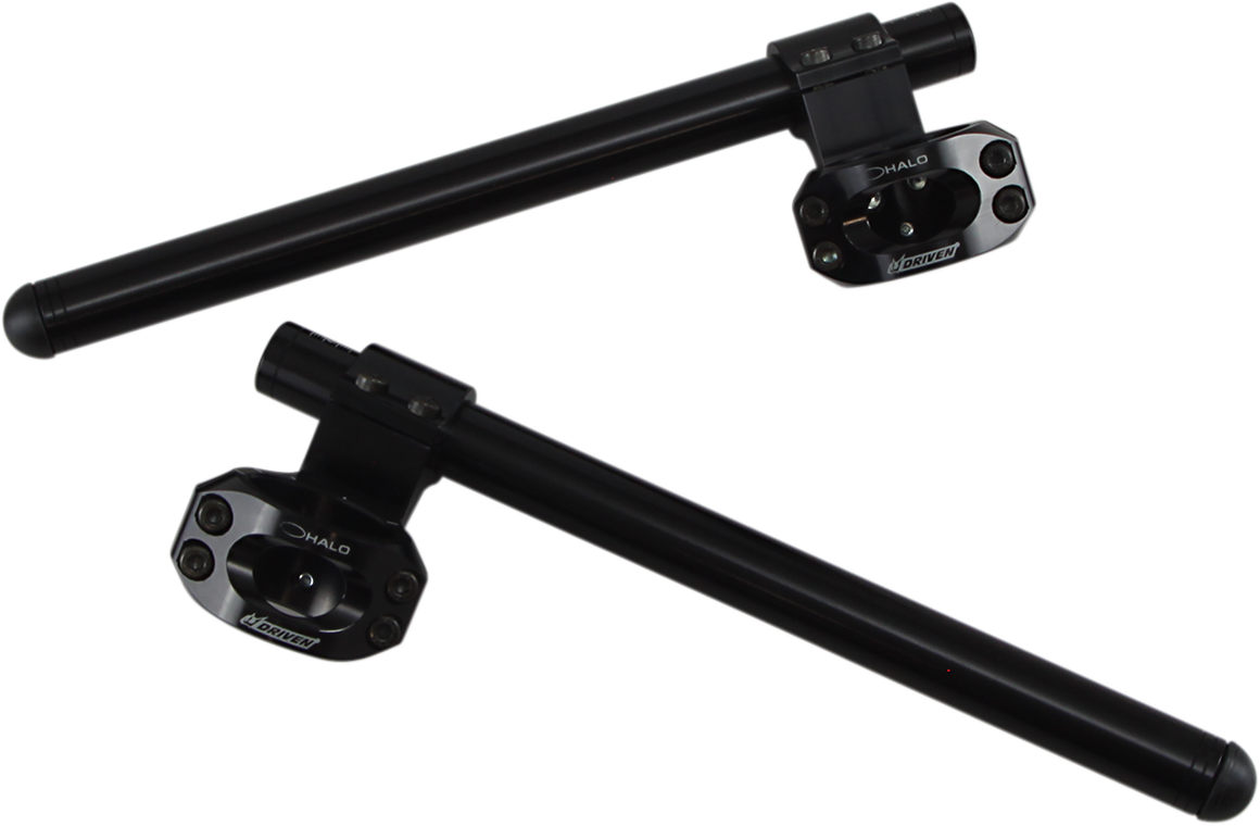 Black 41 mm Halo Riser Clip-On Handlebars